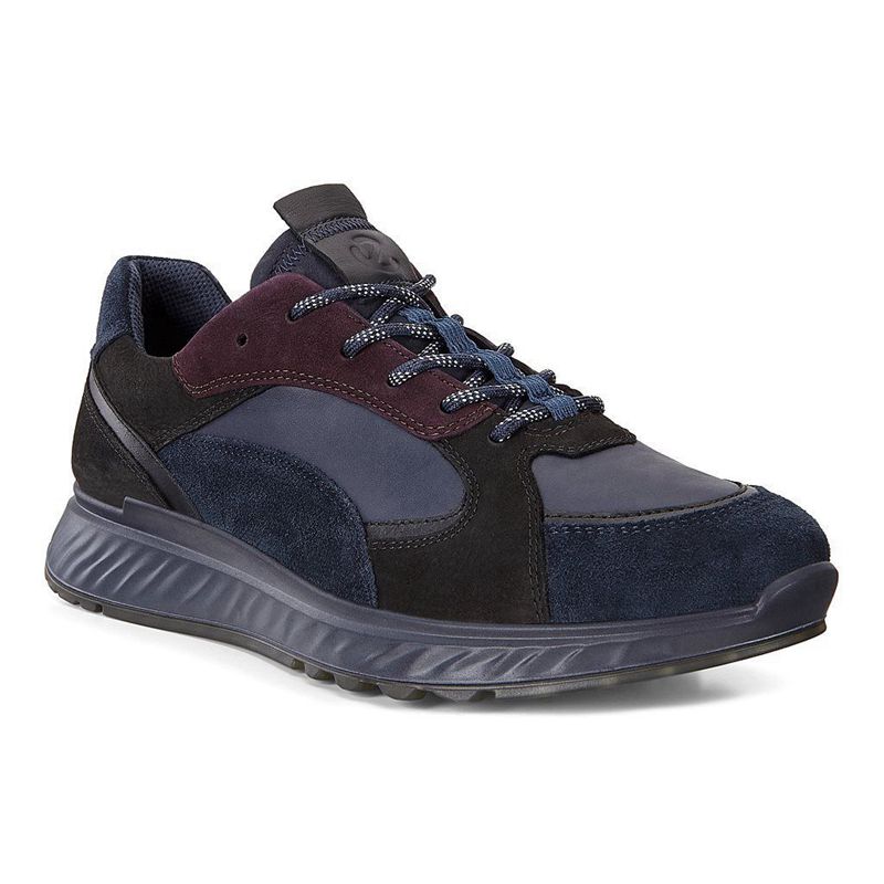 Men Casual Ecco St.1 M - Sneakers Blue - India PMUEXT037